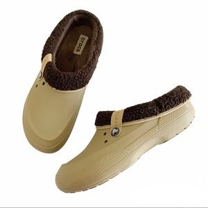 Crocs Light Tan Blitzen Clogs